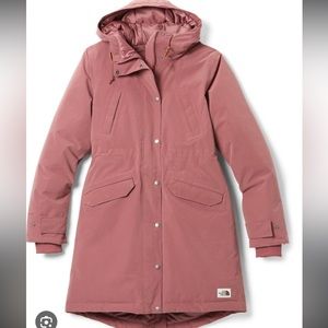 The North Face Snow Down Parka Wild Ginger Sz M